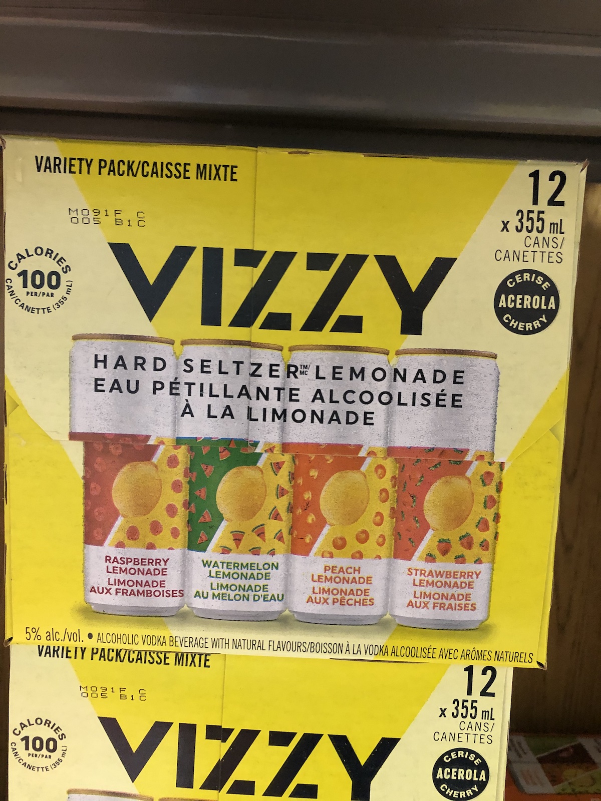 Picture of a Vizzy Lemonade Pack, some of the best gluten free alcoholic coolers!